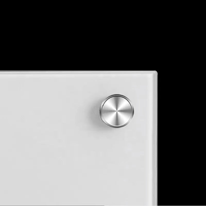 Pizarra de Cristal Transparente para Pared – No Magnética