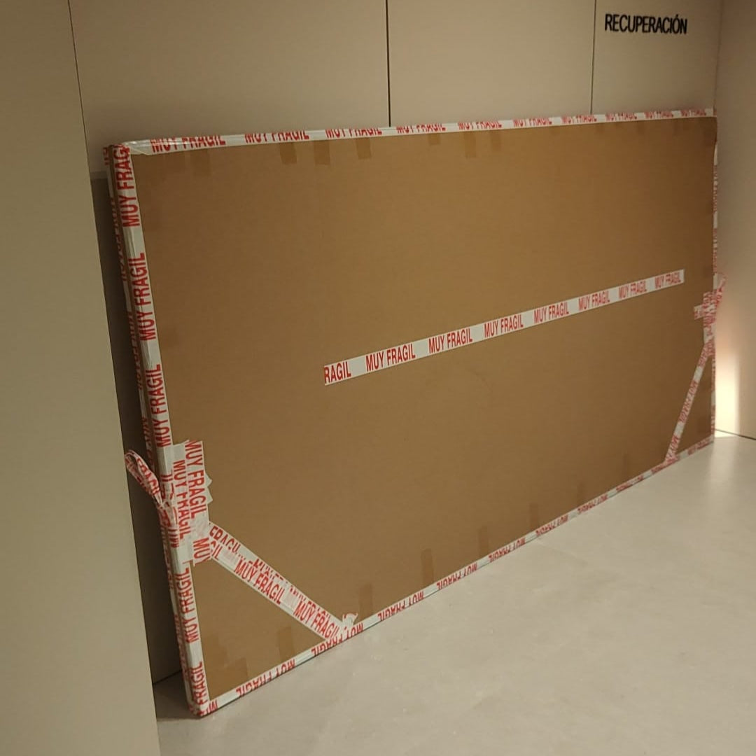 Pizarra de Cristal Transparente para Pared – No Magnética